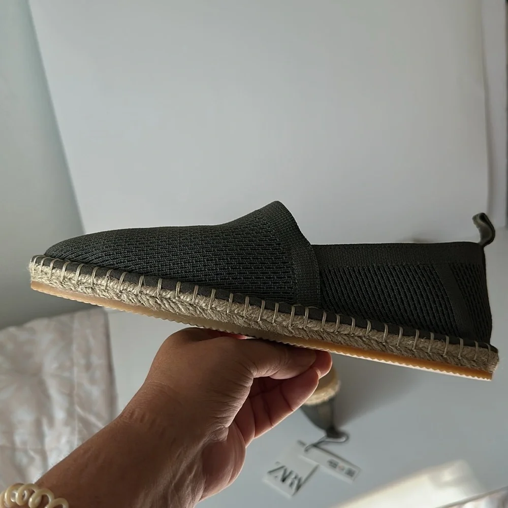 Zara  Men’s Green Espadrilles Size 8
